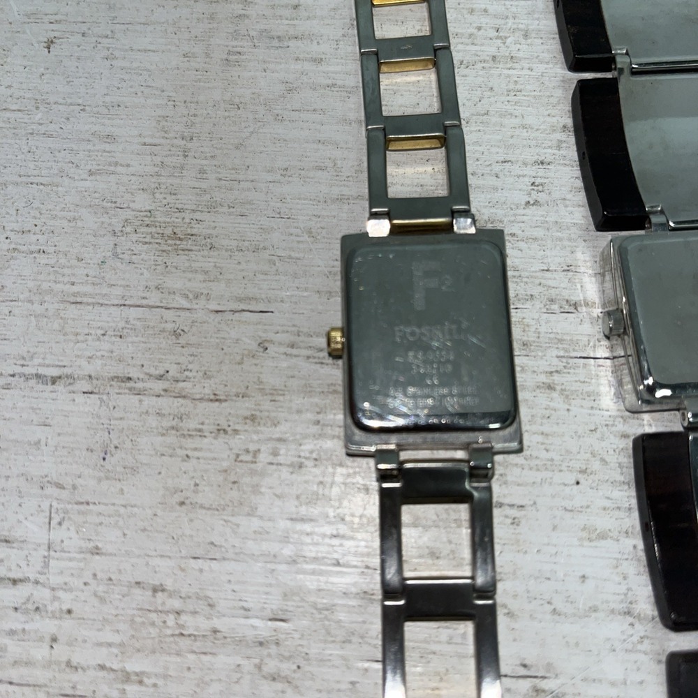 lot of two fossil watches untested needs batteries Es-1540 And Ex-9554 - Picture 5 of 6
